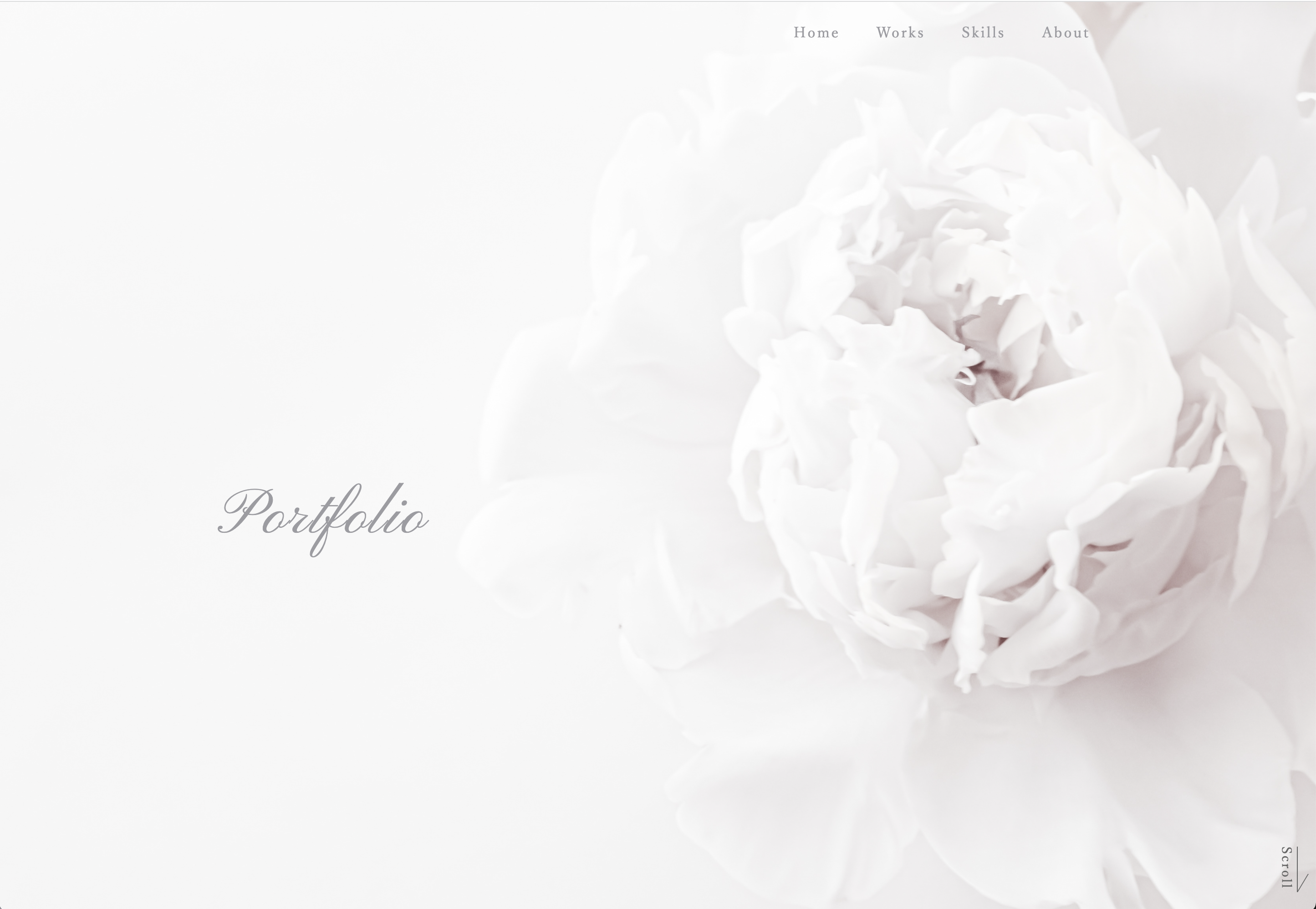 ポートフォリオサイト画像